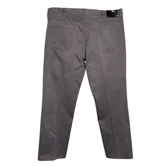 English Laundry Mens 38x29 Slate Gray Straight Leg Trousers Button Zip Pockets - Picture 1 of 9